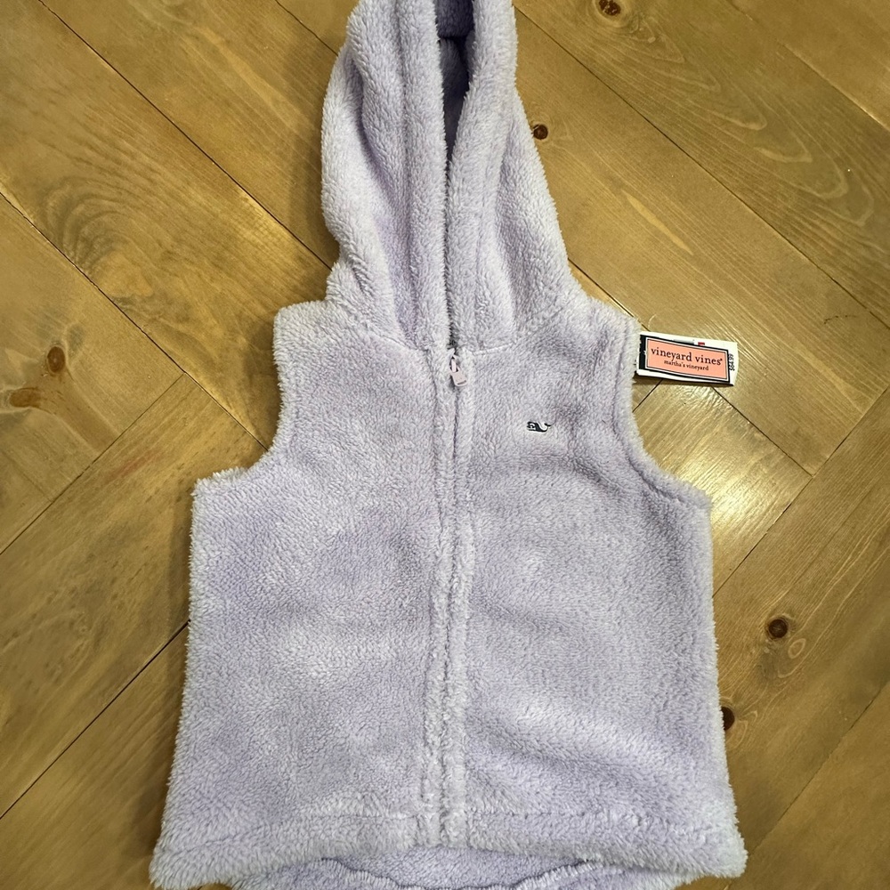 Vineyard Vines Kids' Light Purple Fleece Vest